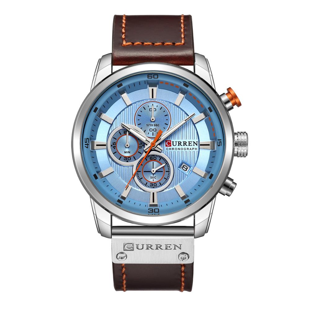 Watch Top Brand Man Watches with Chronograph Sports Waterproof Clock Man Watches Military Luxury Men's Watch Analog Quartz - Korvel