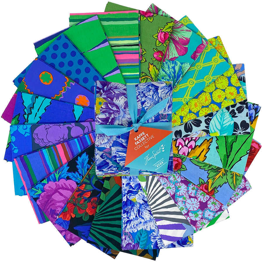 Paquete de Fat Quarter Fresco de Febrero de 2026 - 20 Piezas de Kaffe Fassett