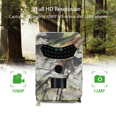 PR100 12MP Trail Camera with Night Vision