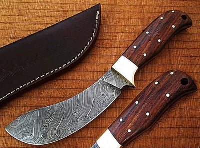 Premium Damascus Steel Hunting and Skinning Knife - Korvel