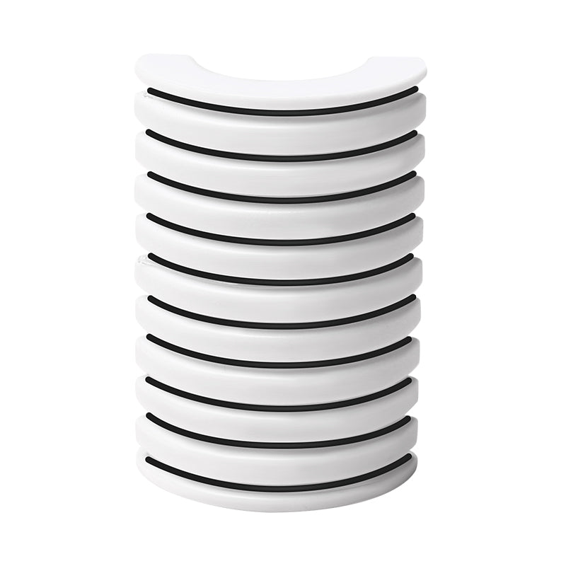 10 Packs of Self-Adhesive Eyelash Strips - Waterproof & Transparent