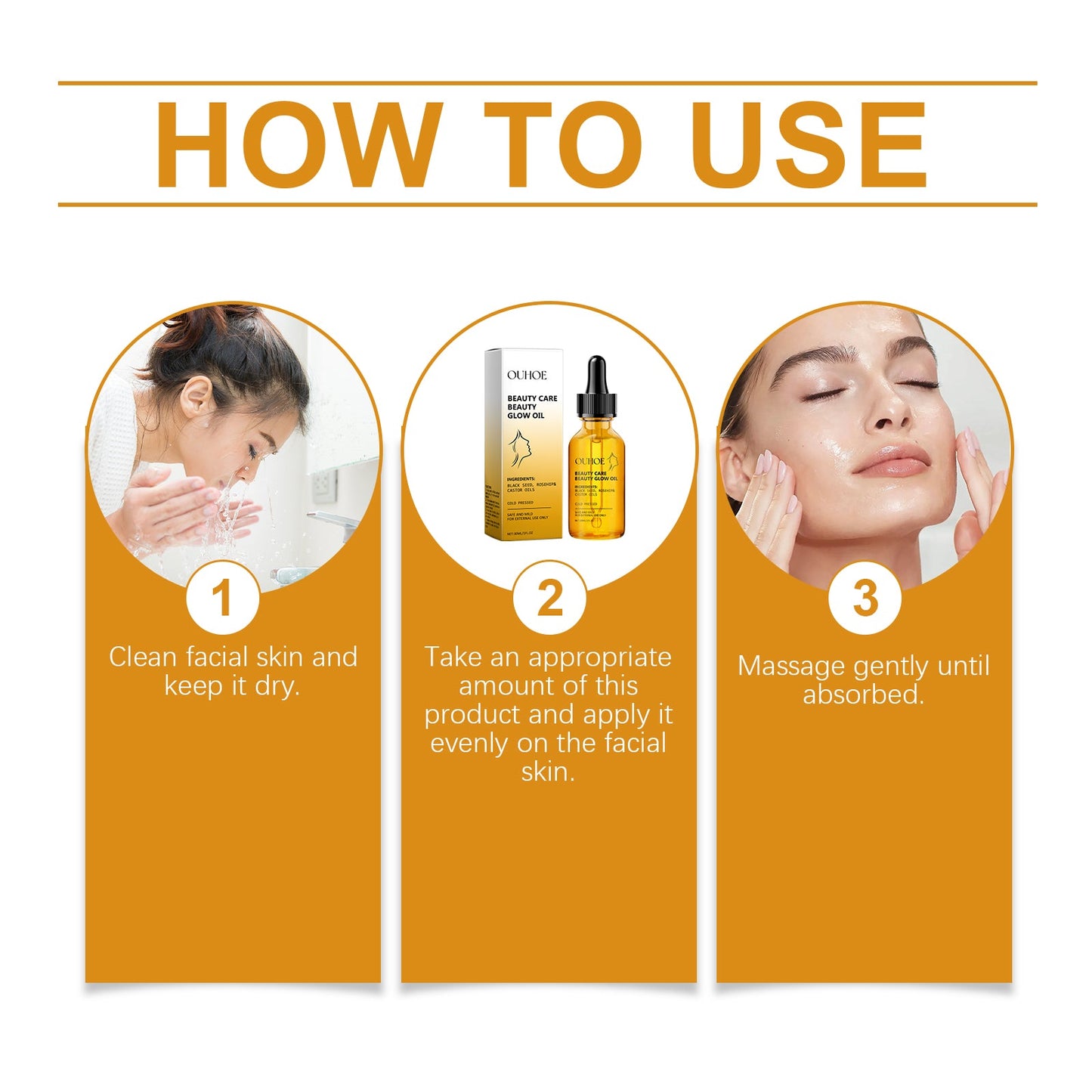 Facial Moisturizing Essential Oil Moisturizes And Moisturizes Facial Skin, Brightens, Darkens And Lightens Fine Lines - Korvel