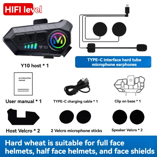 Premium Bluetooth Earphones for Motorcycle Helmets