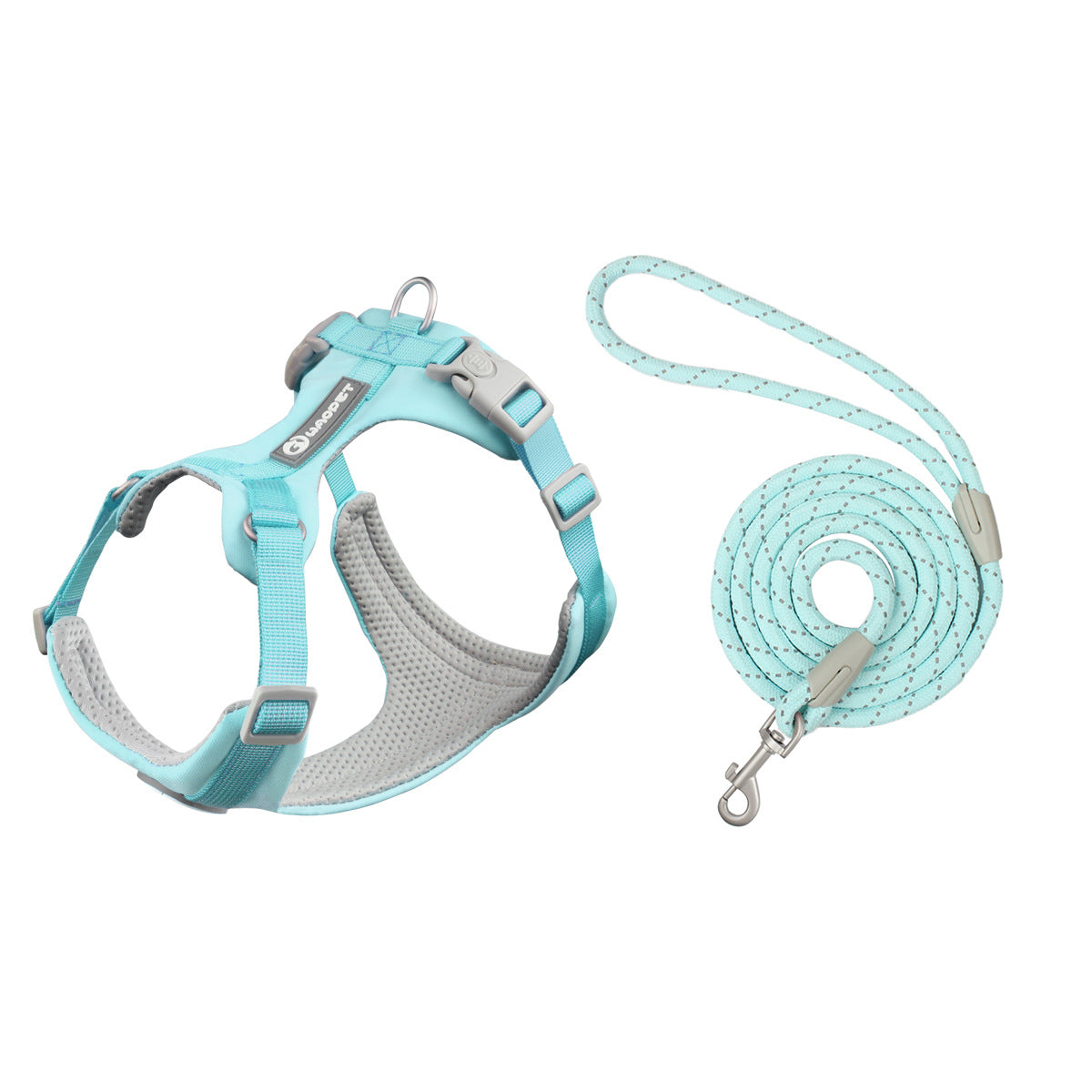Whippet Anti-Slip Dog Harness Lightweight Dog Harness Breathable and Durable Adjustable Vest for Medium-Sized Dog Greyhounds - Korvel