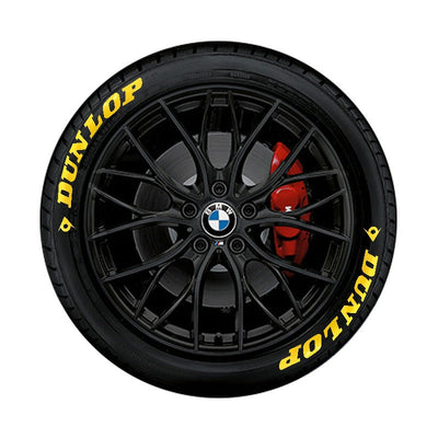【 Font Set 】 Car Tire Stickers Tire Letter Stickers English Letter 3D Stereoscopic Stickers - Korvel