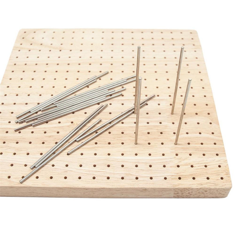 Wooden blocking board Manual wool grid board With 324 Small Holes For Setting Sewing - Korvel