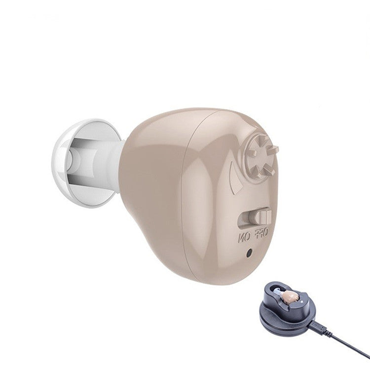 1pcs Sound Amplifier G-12 Hearing Aid Headphone Charging In-Ear USB Cradle Charging Hearing Aid - Korvel