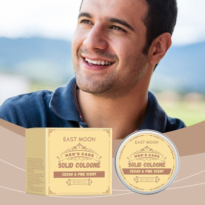 Cedar Wood Men's Solid Balm Portable Perfume Lasting Charming Charm Men's Balm - Korvel