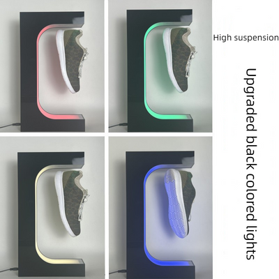 Magnetic levitation acrylic platform desktop advertising rotating display platform Magnetic levitation shoe display rack - Korvel