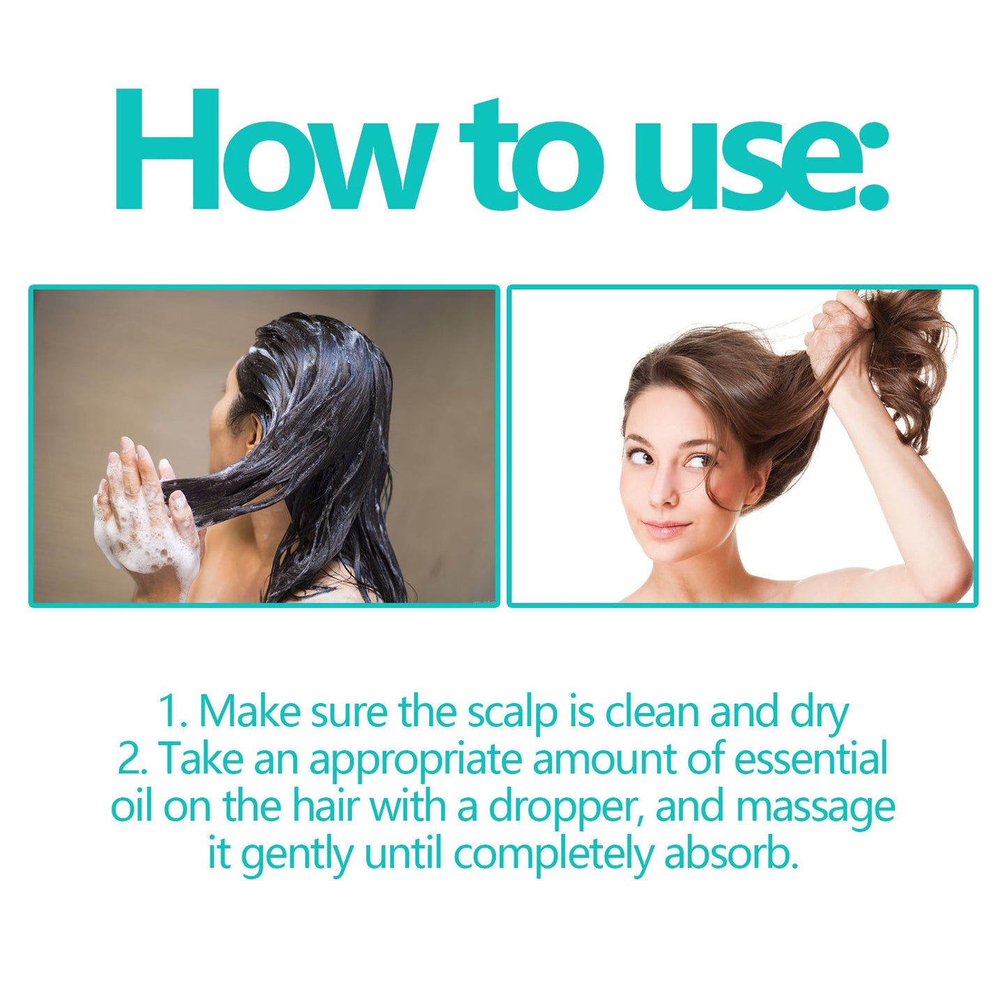Esencia de Cuidado del Cabello Premium para Cabello Fuerte y Suave
