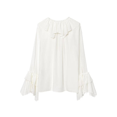 Women's Casual Long Sleeve Layered Decorative Shirt