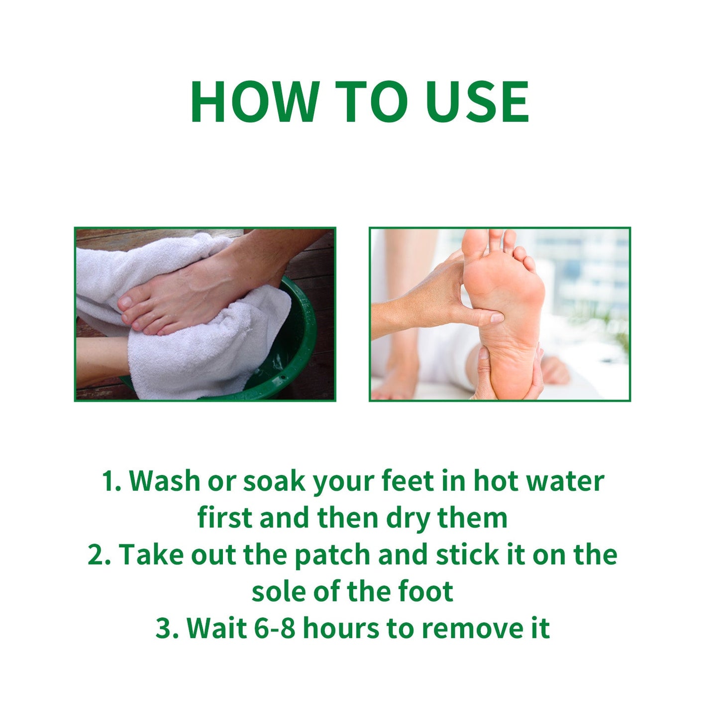 Foot Patch, Moisturizing Alleviate The Pressure Of The Body Care Sleep Foot Patch - Korvel