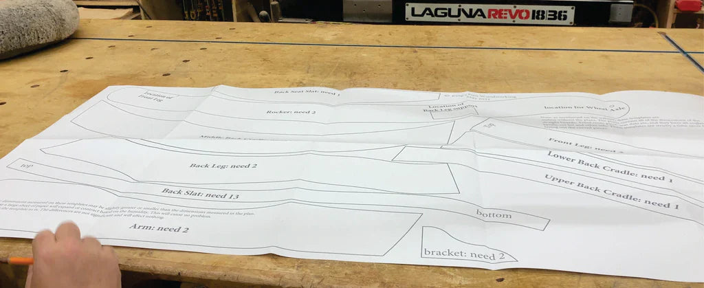 Paquete Completo de Adirondack con Plantillas de Papel
