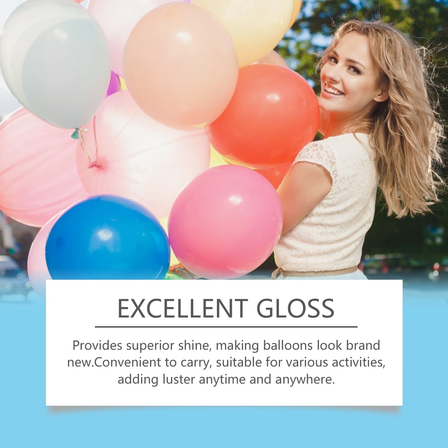 Balloon Highlight Spray, Anti-Oxidation To Keep The Appearance Of The Balloon Bright And Enhance The Gloss Scene Decoration - Korvel
