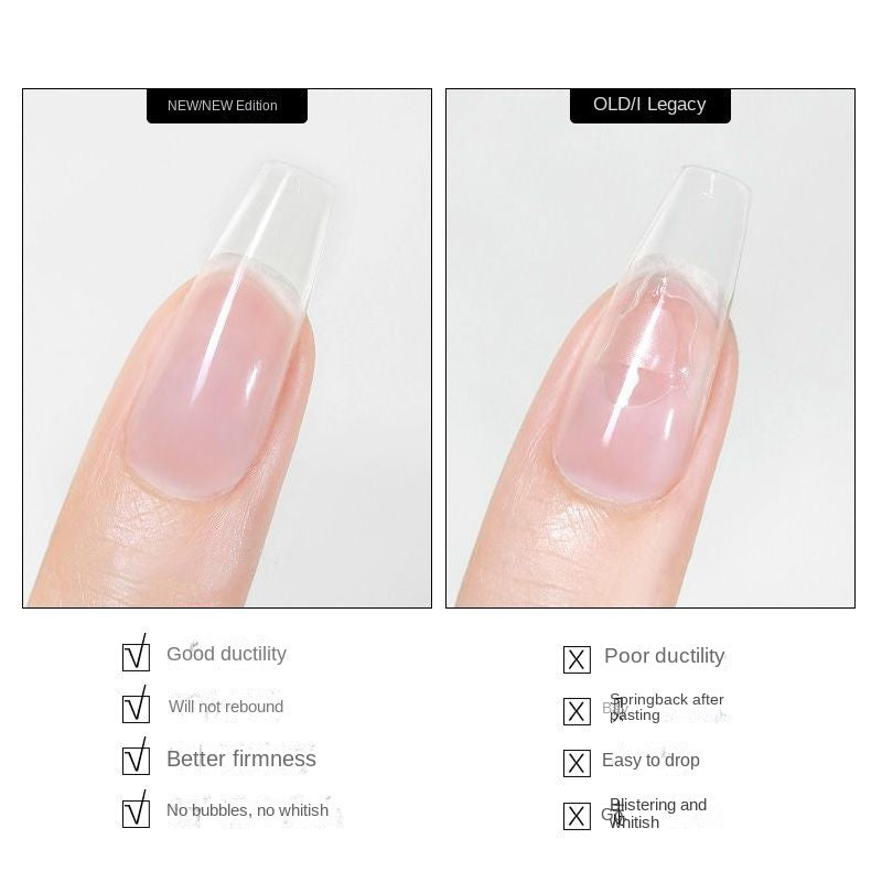 Nail dressing Solid patch adhesive nail polish glue Large capacity tank Armor adhesive for nail salons - Korvel