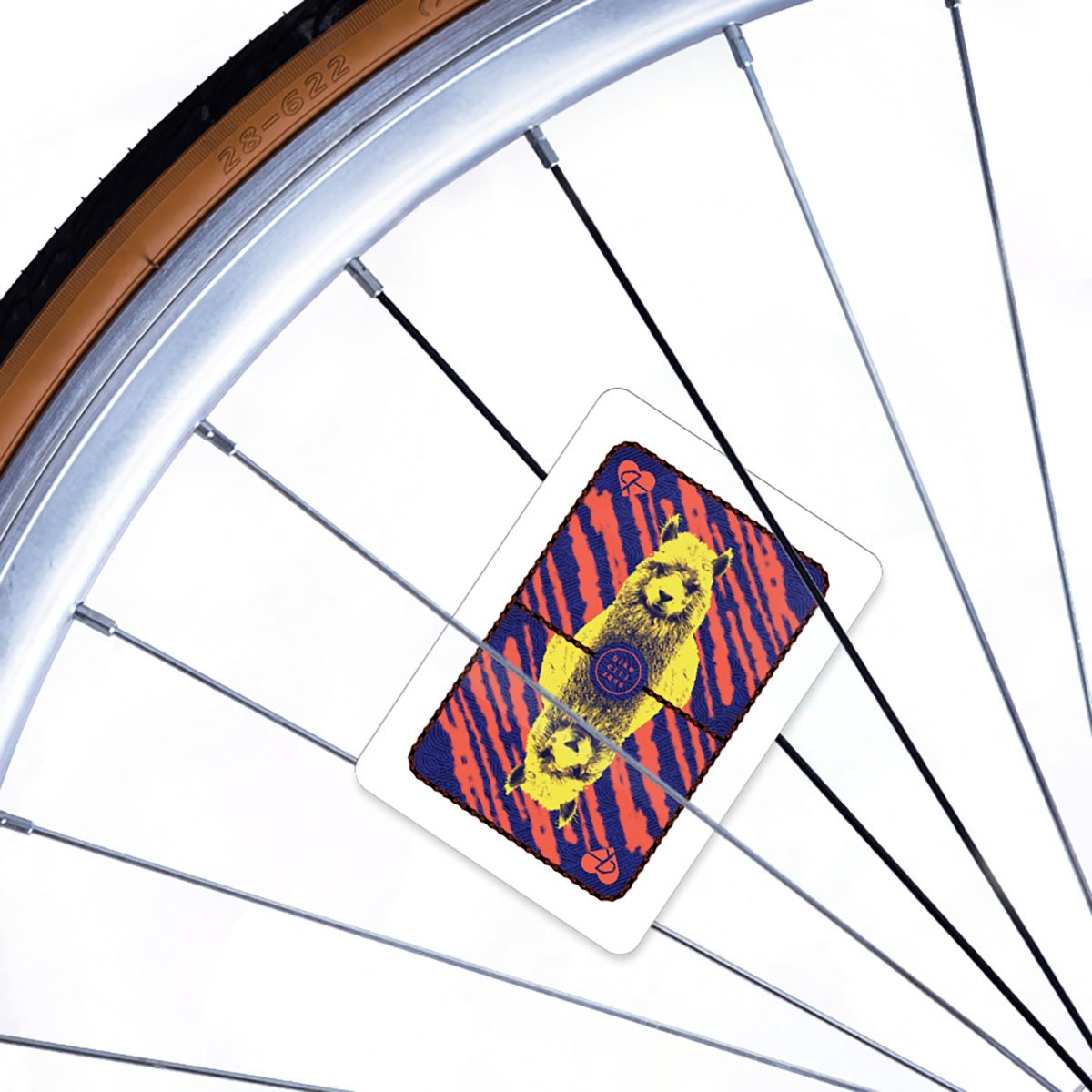 Bike Citizens - Tarjetas Reflectantes para Radios - Serie Animal (Juego de 4)