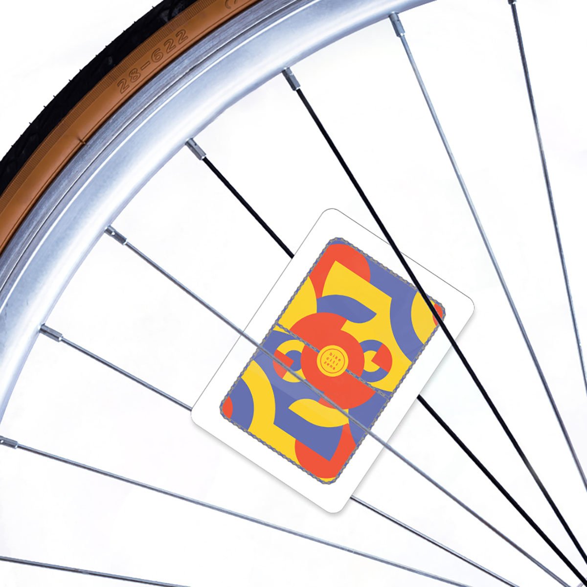 Bike Citizens - Cartes de rayons réfléchissantes - Série Bauhaus (Set de 4)