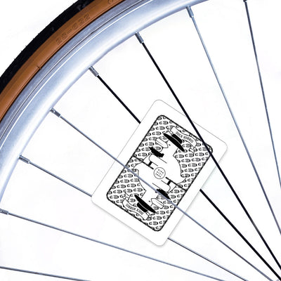 Bike Citizens - Tarjetas Reflectantes para Radios - Serie Fame (Juego de 4)
