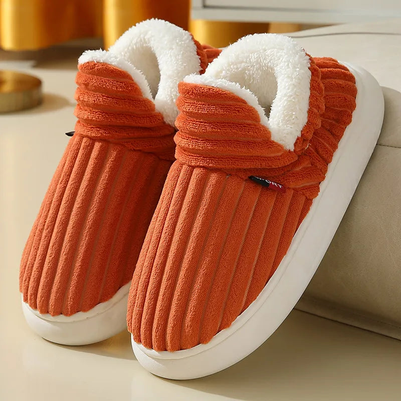 Zapatillas de Piel de Oveja Acogedoras para Hombres y Mujeres