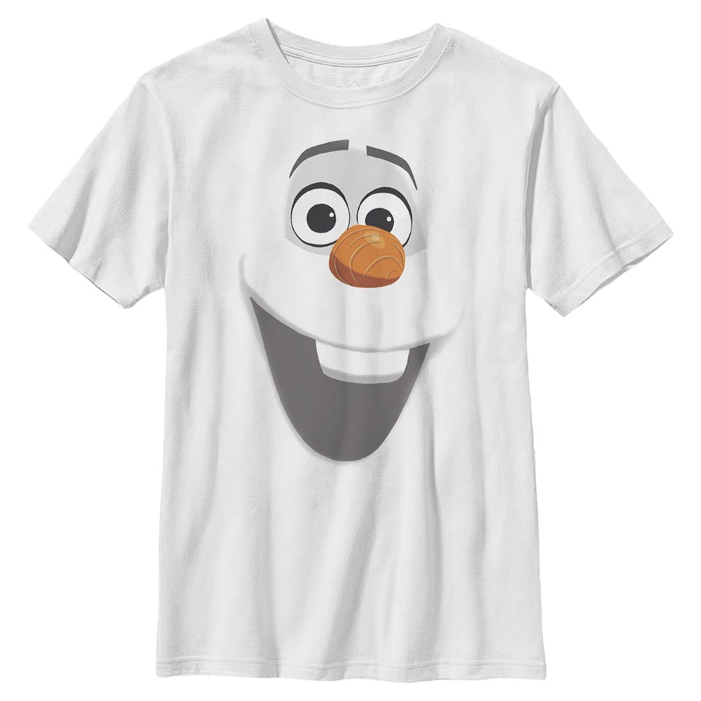 Camiseta gráfica de cara de Olaf de Disney para niño