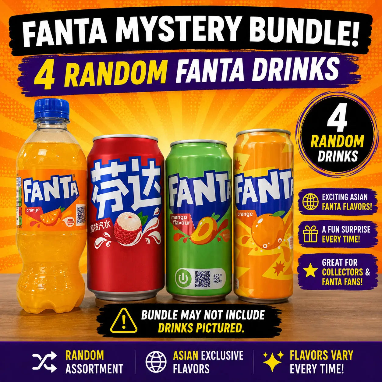 Fanta Mystery Box – Assorted Imported Flavors