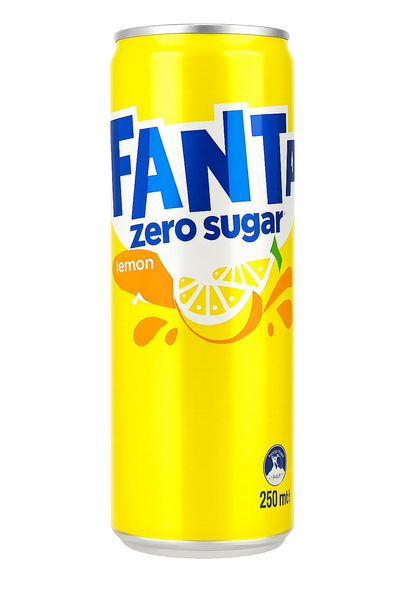 Fanta Zero Sugar Lemon Soda – Rafraîchissement Citronné Croquant