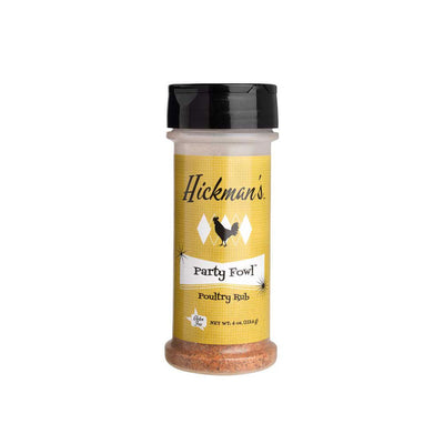 Mélange d'épices pour poulet Party Fowl de Hickman | Caisse de 12