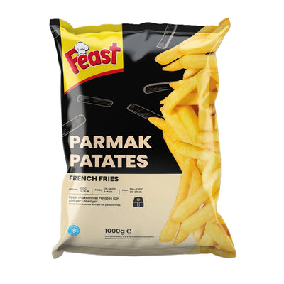 Feast French Fries 10mm – 1kg (Parmak Patates)