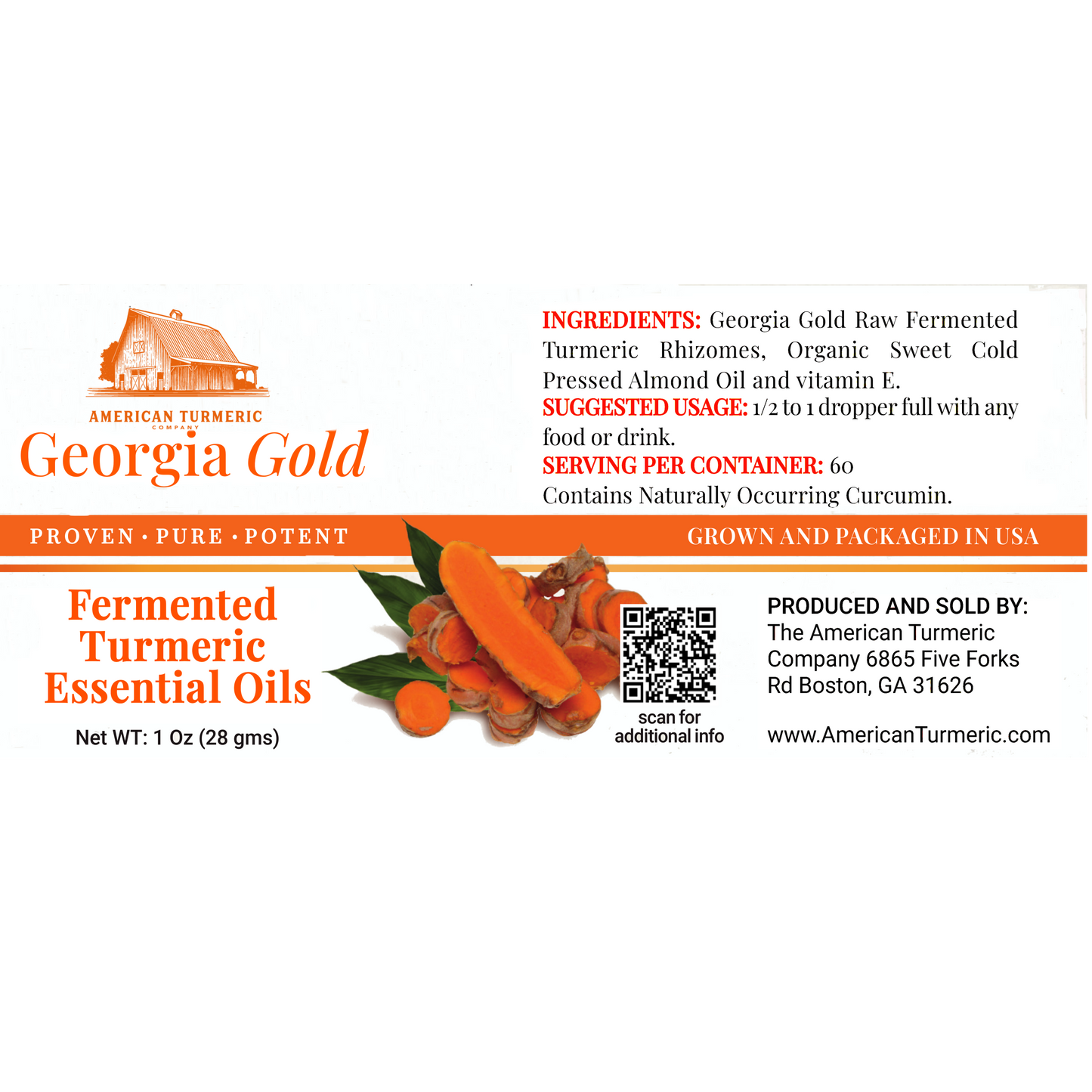 Premium Fermented Turmeric Oil - Natural Extract - Korvel