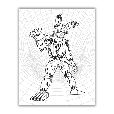 Five Nights at Freddy's Official Coloring Book (Spiral Bound) - Korvel