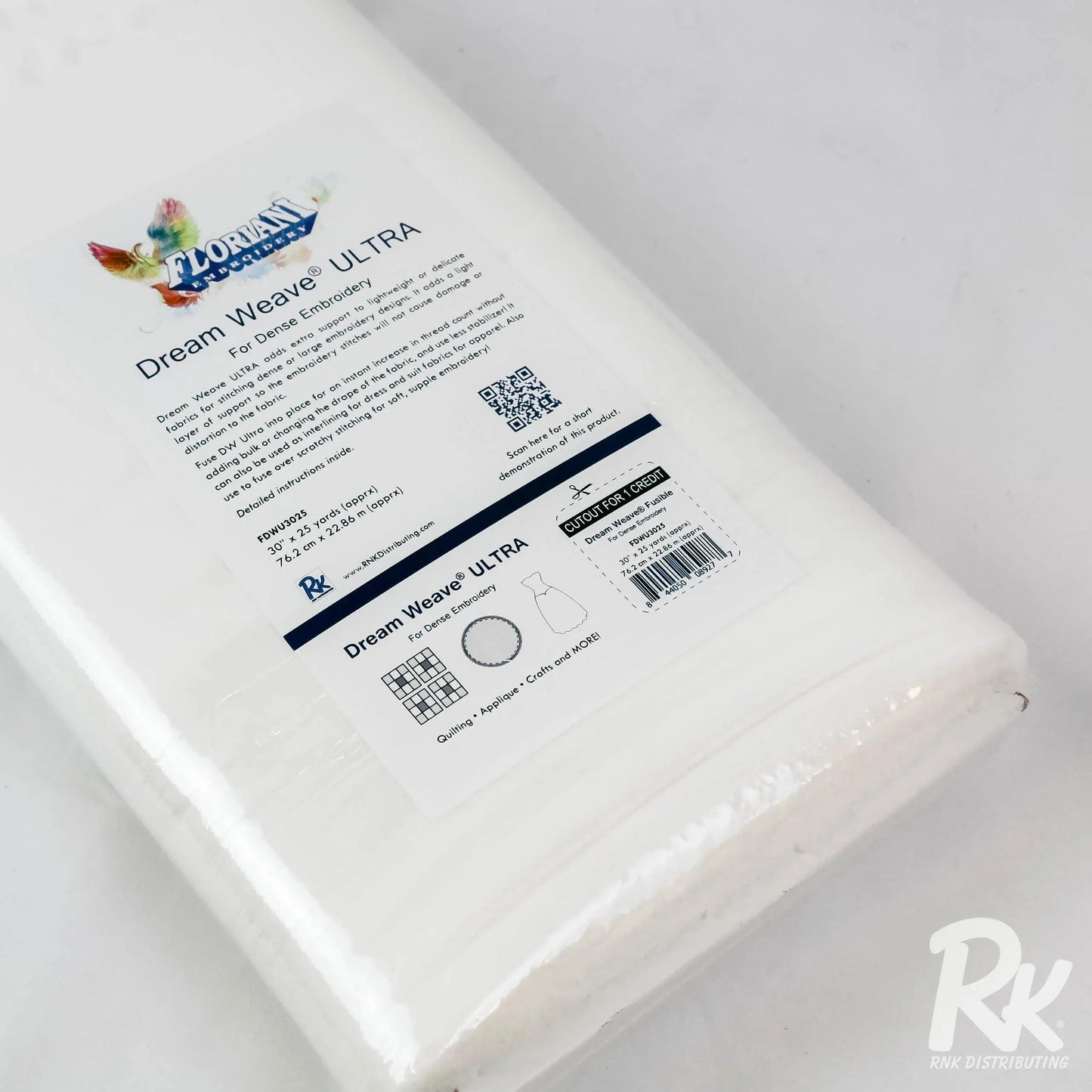 Floriani Dream Weave Supreme Fusible Interfacing 20" x 10 yds