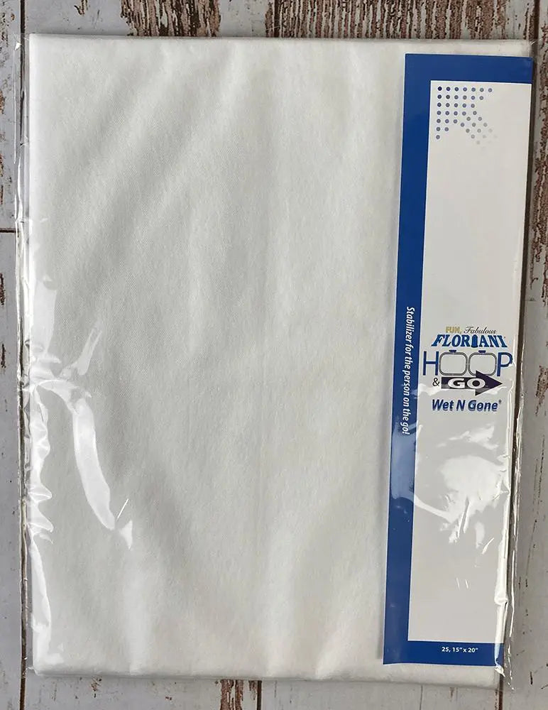 Floriani Hoop N Go 15" Wet N Gone - 25 Pack
