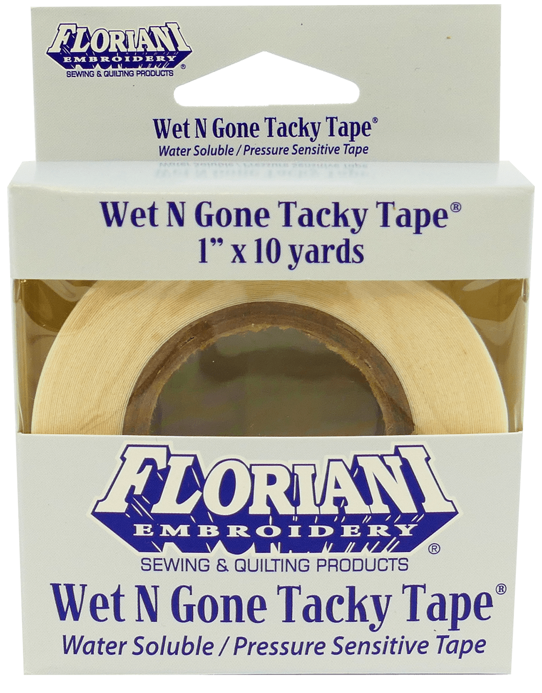Ruban adhésif Floriani Wet N Gone Tacky 1" x 10 yds
