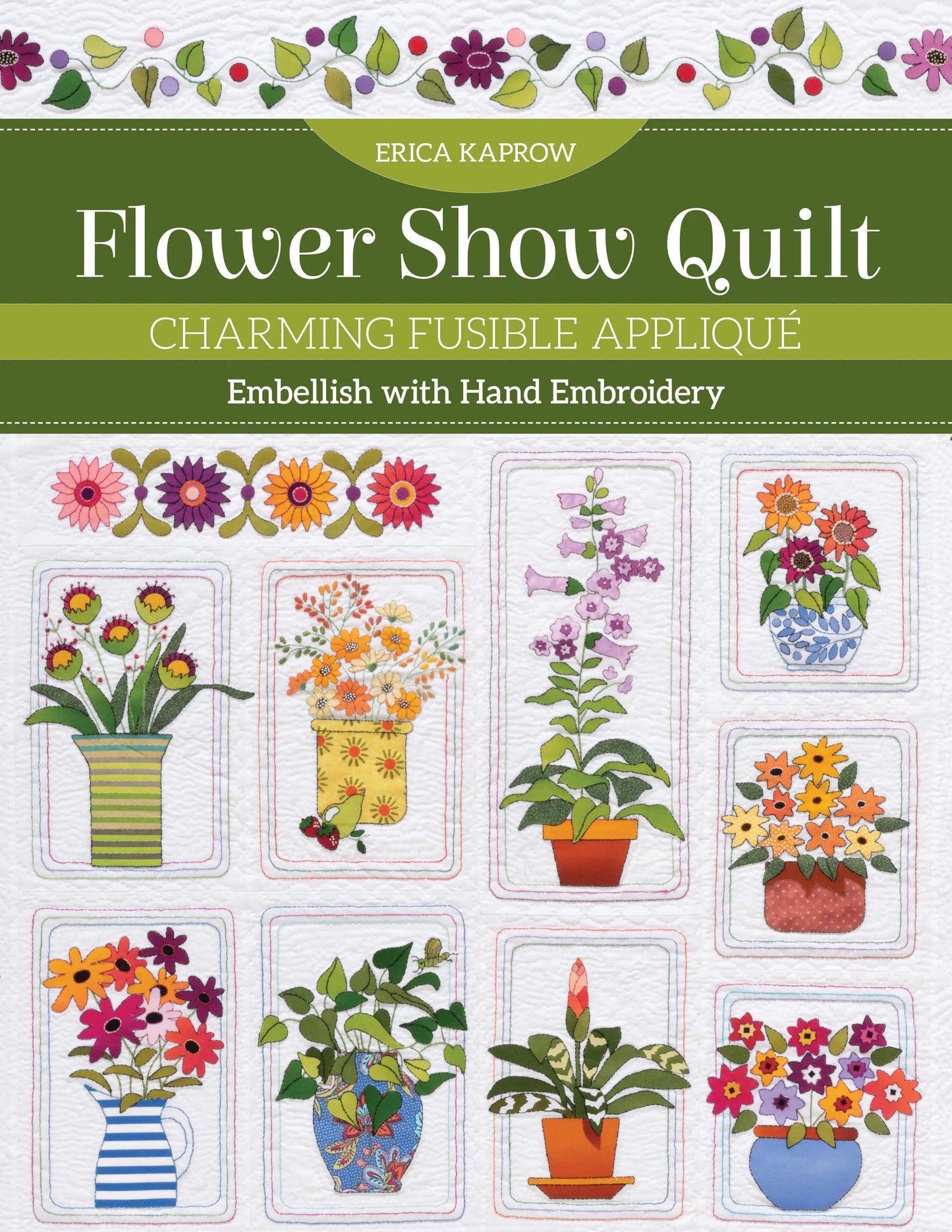 Modèle de Quilt Flower Show
