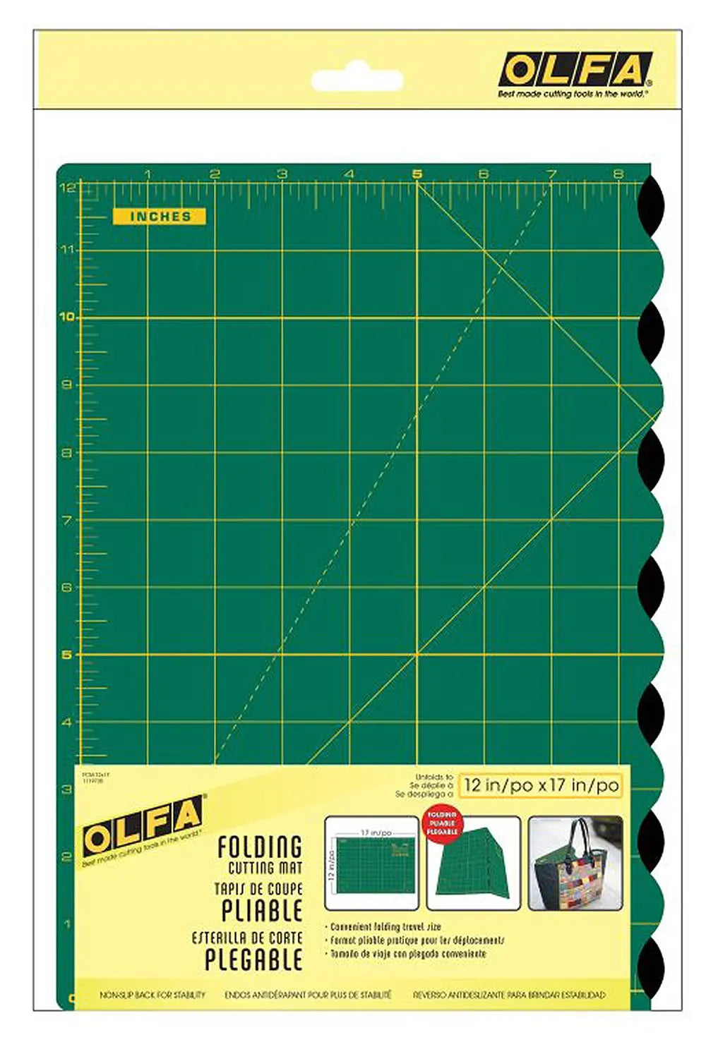 Alfombrilla de Corte Plegable Premium 12in x 17in