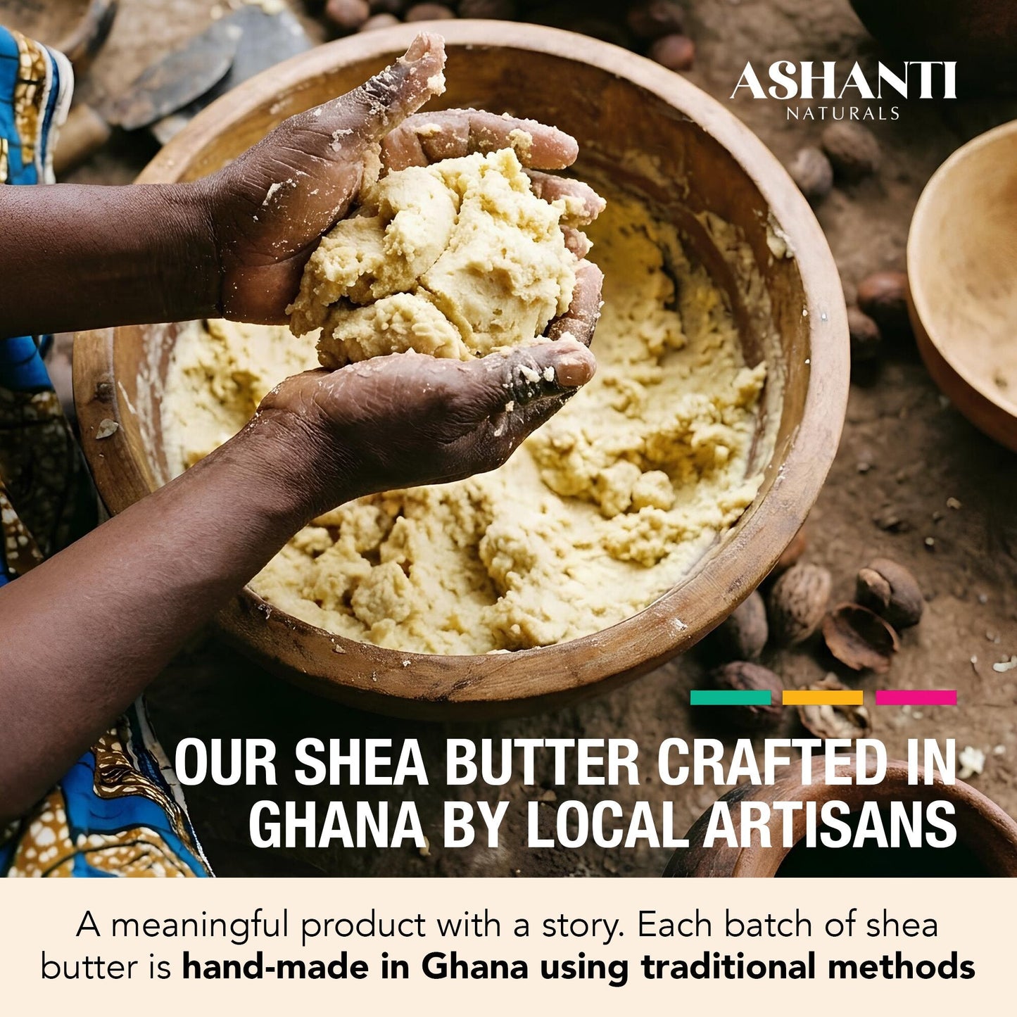 ASHANTI NATURALS Shea Souffle - Hidratante Sin Fragancia