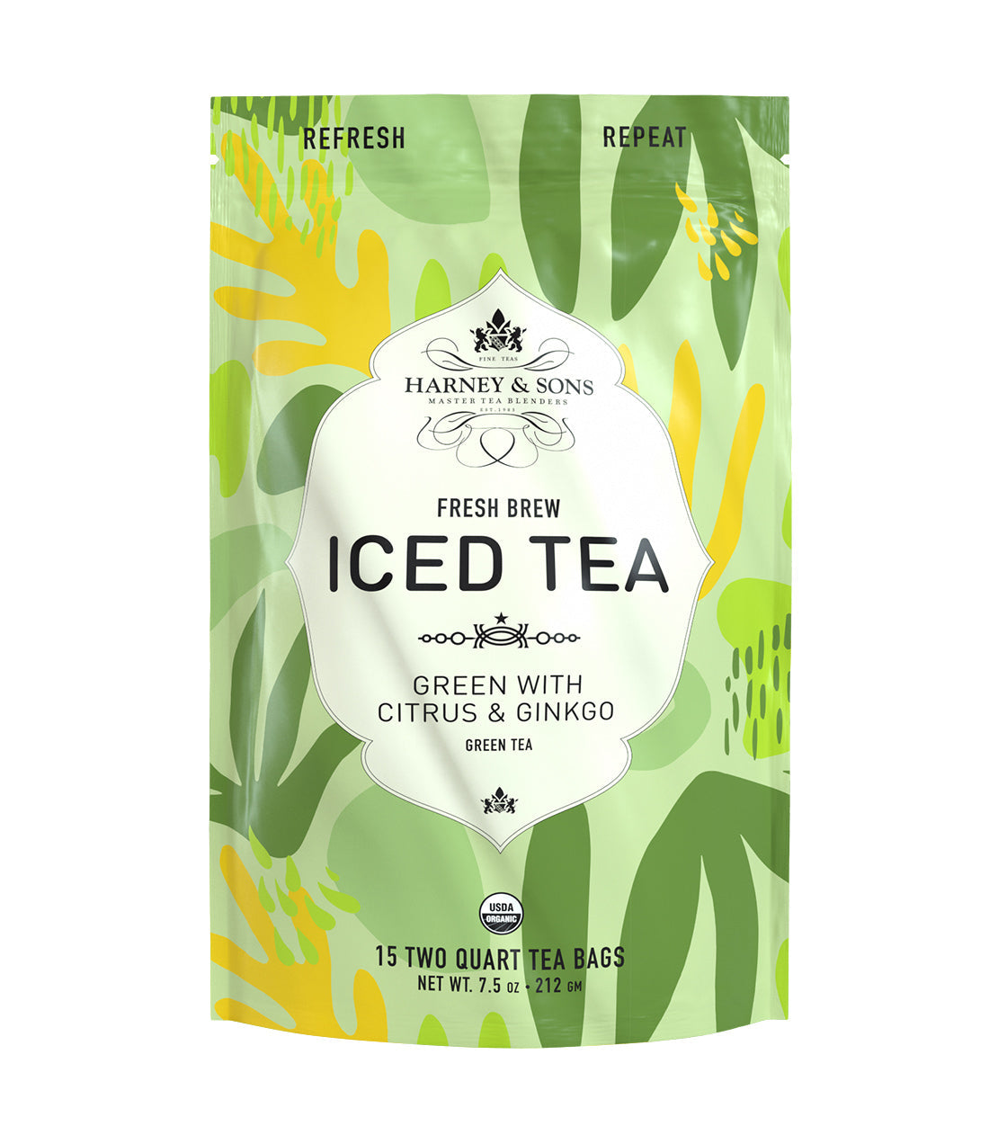 Té Helado Orgánico Verde con Cítricos y Ginkgo