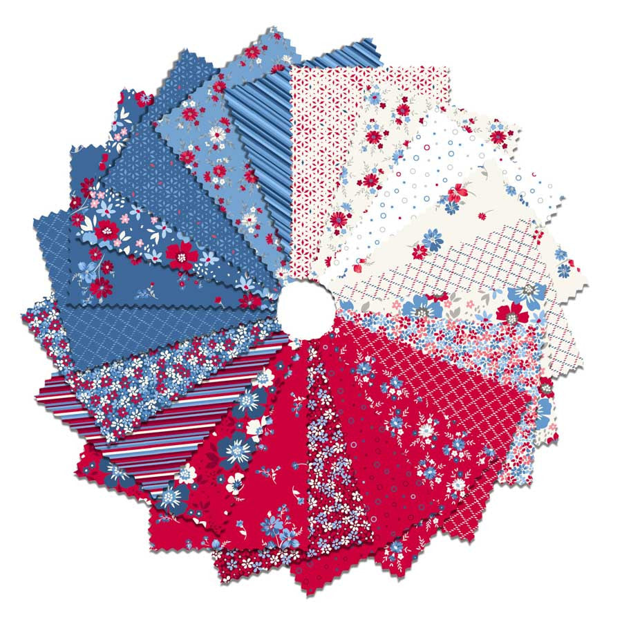 Paquete de Fat Quarters Front Porch Charm