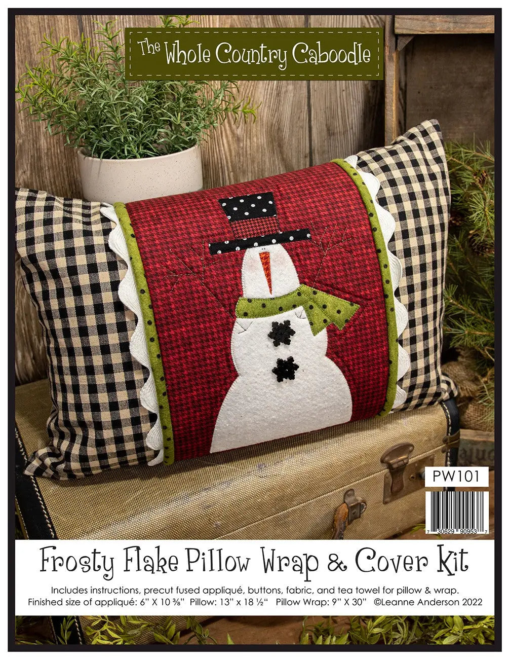 Kit de Funda y Envoltura de Almohada Frosty Flake