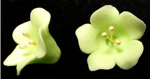 Flor de Fruta Individual - Verde Claro (110 Piezas)