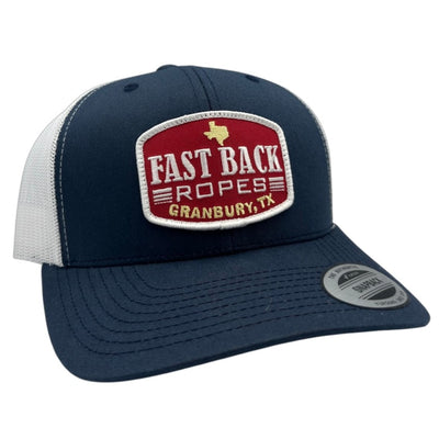 Navy Blue Mesh-Back Baseball Cap | Red Dirt Hat Co. - Korvel