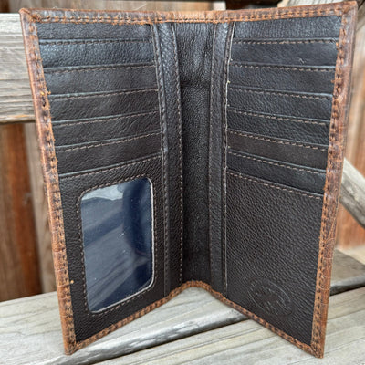 Challenger Gator Rodeo Wallet - Antique Floral Design - Korvel