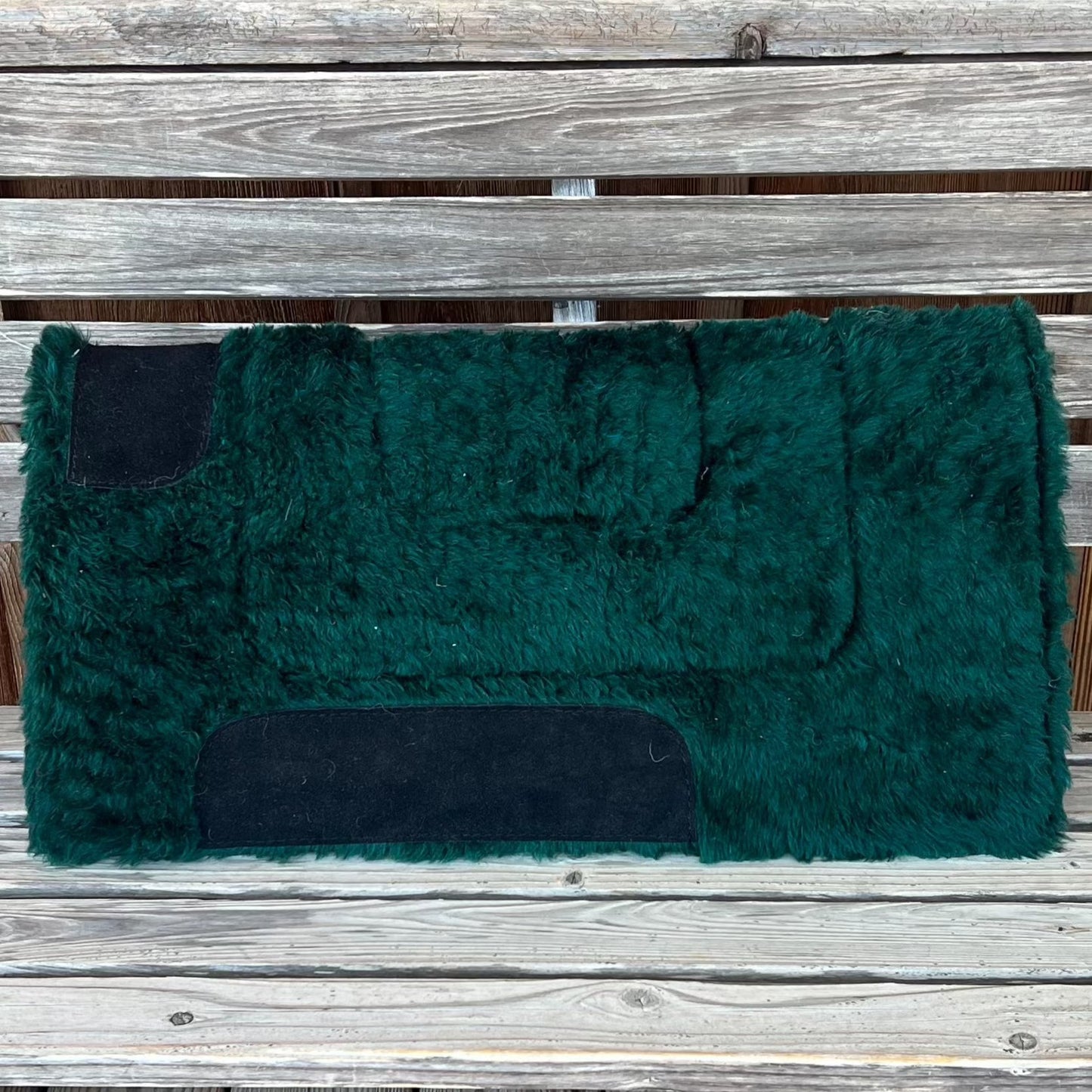 Premium Green Fleece Pony Saddle Pad - Korvel