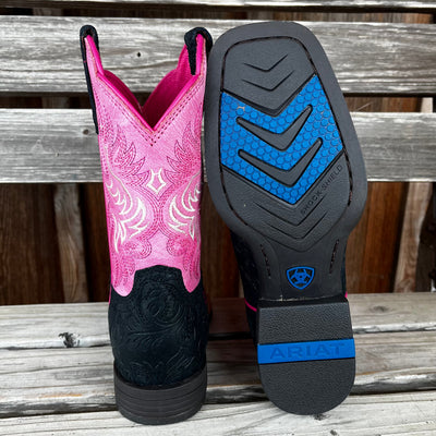 Ariat Kids' Pink Floral Outrider Boots - Korvel