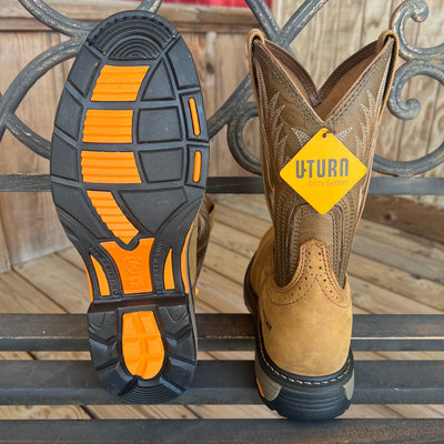 Ariat Men's Workhog Round Toe Boots - Durable Comfort - Korvel