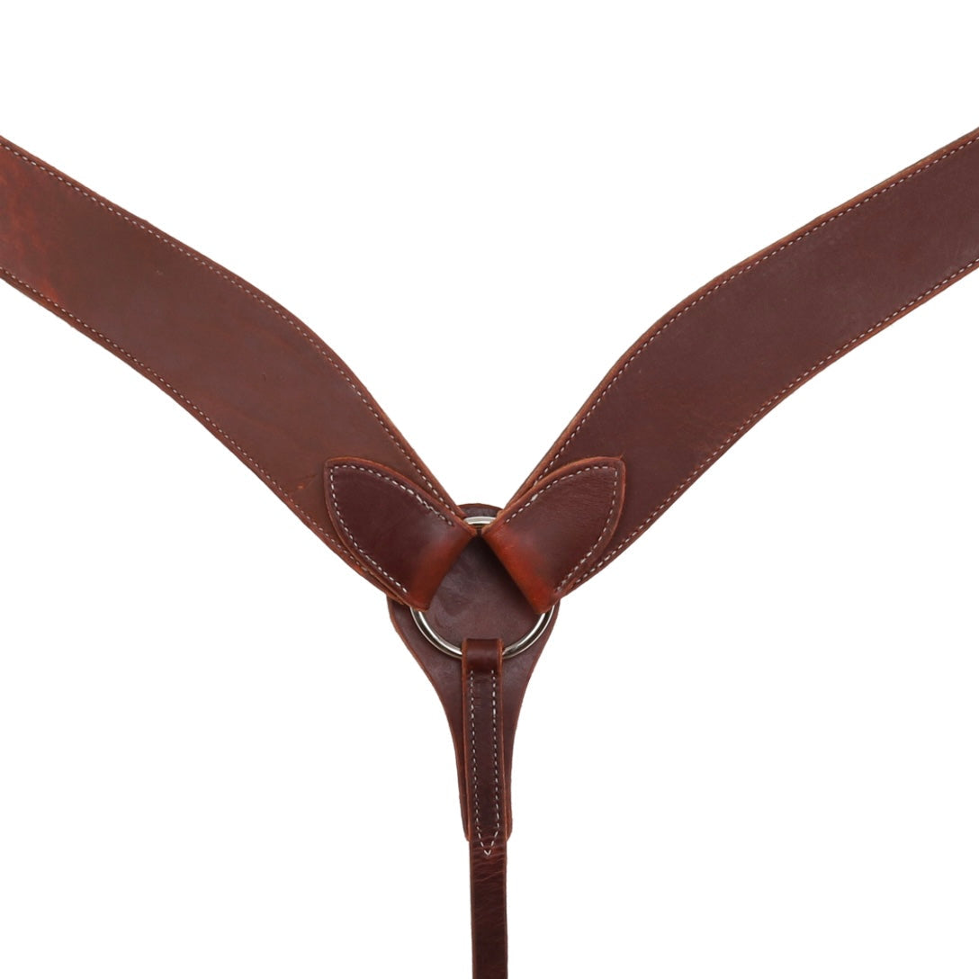 Premium Double Stitched Leather Breastcollar