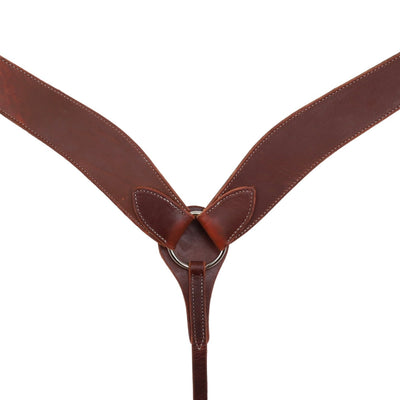 Premium Double Stitched Leather Breastcollar
