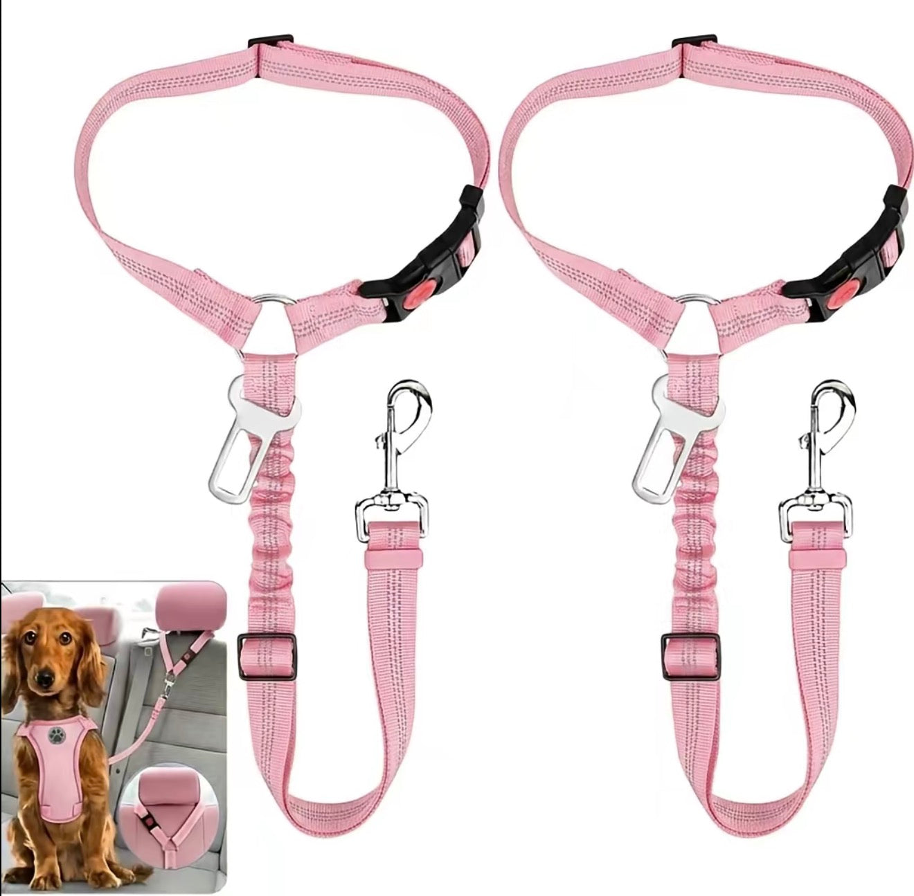 Dog Seat Belt Harness - Premium Safety for Your Pet