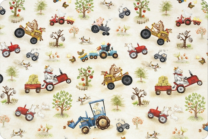 Tissu Funny Farm Digital Cuddle® Beige par Yard