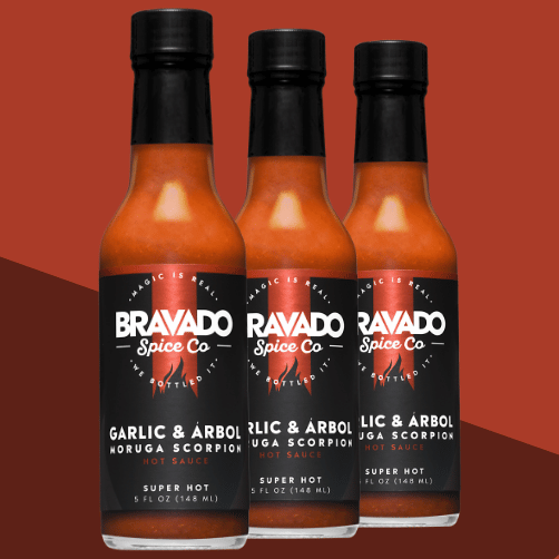 Scorpion Pepper Hot Sauce – Ultra-Hot Garlic & Árbol Chili Blend